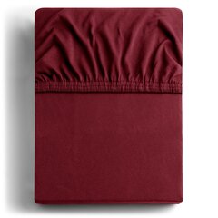 DecoKing jersey Amber Maroon matrača pārvalks ar gumiju, 200x220 cm cena un informācija | Palagi | 220.lv