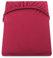 DecoKing jersey Amber Maroon matrača pārvalks ar gumiju, 180x200 cm cena un informācija | Palagi | 220.lv
