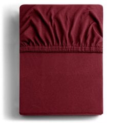 DecoKing jersey Amber Maroon matrača pārvalks ar gumiju, 120x200 cm cena un informācija | Palagi | 220.lv