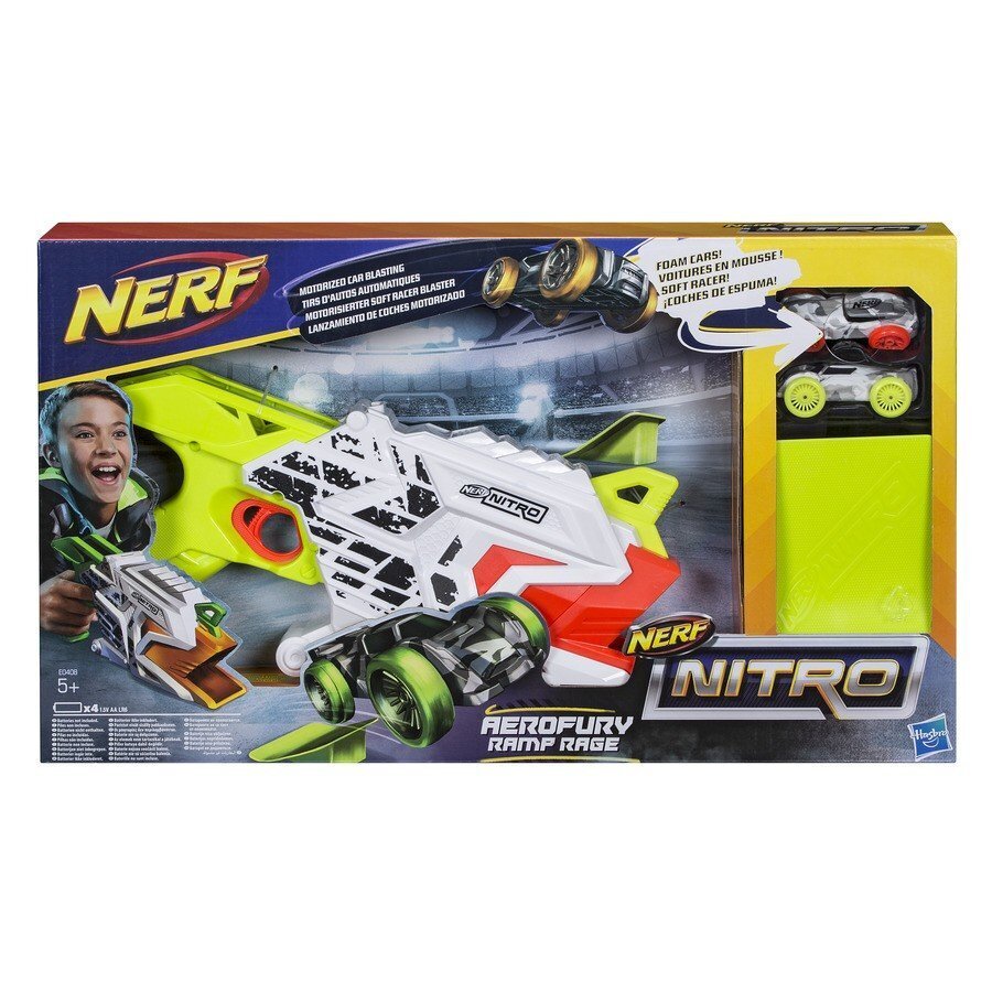 Šautene Nerf Nitro Aerofury Ramp Rage цена и информация | Rotaļlietas zēniem | 220.lv