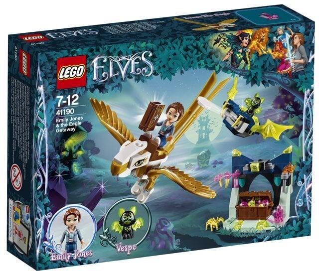 41190 LEGO® ELVES Emīlija Džounsa un Ērgļa bēgšana цена и информация | Konstruktori | 220.lv