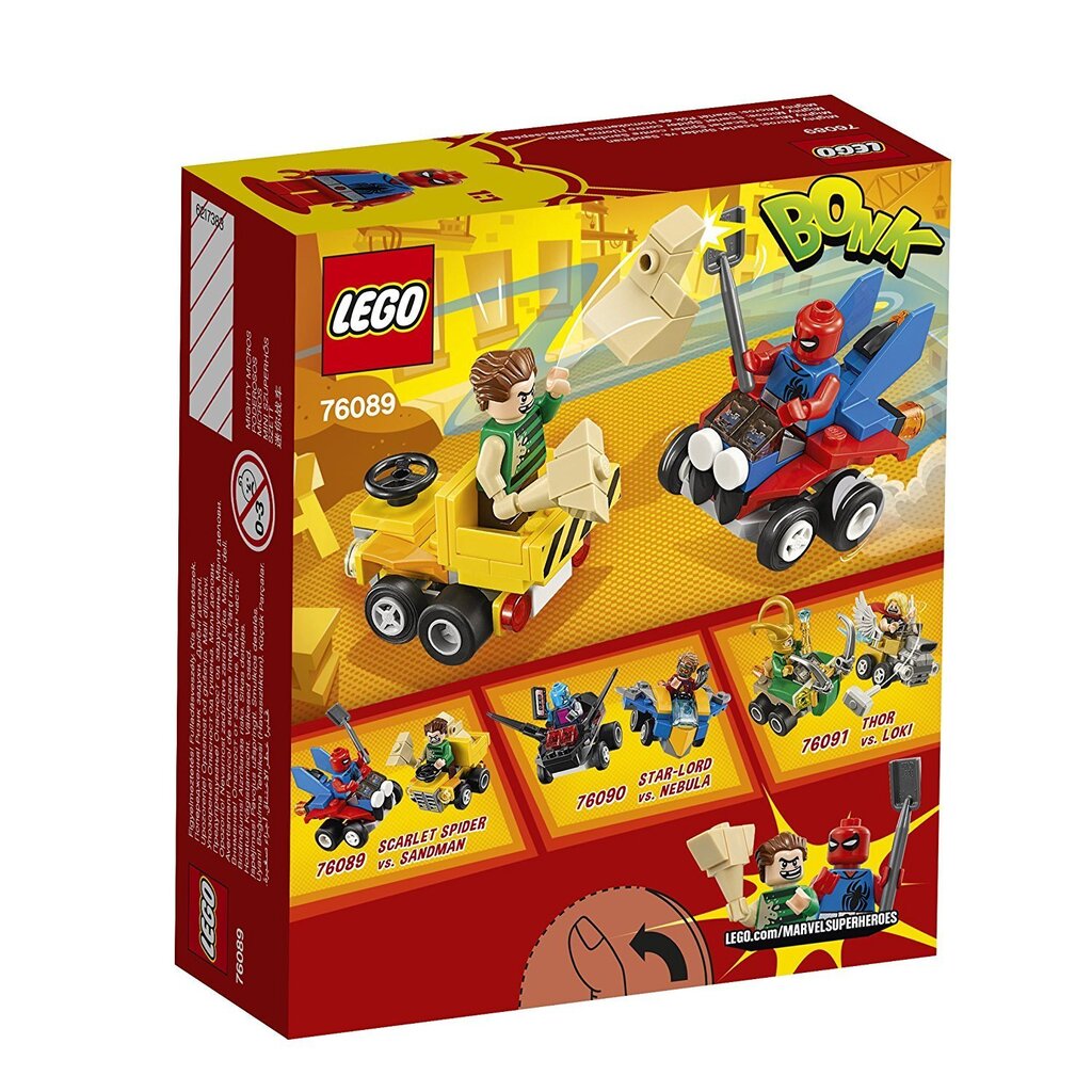 76089 LEGO® SUPER HEROES Varenie mazuļi: Zirnekļcilvēks pret smilšu cilvēku цена и информация | Konstruktori | 220.lv