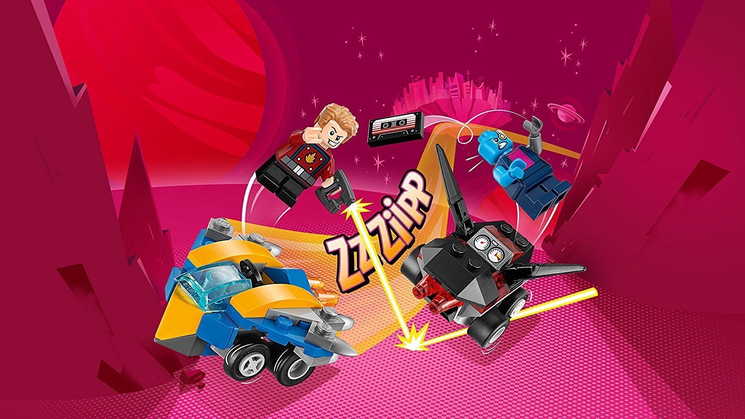 76090 LEGO® Super Heroes Varenie mazuļi: Star-Lords pret Nebulu cena un informācija | Konstruktori | 220.lv