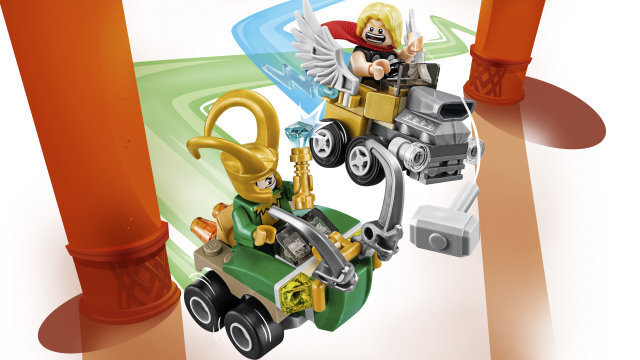 76091 LEGO® Super Heroes Varenie mazuļi Tors pret Loki цена и информация | Konstruktori | 220.lv