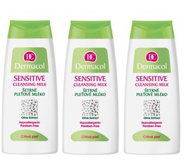 Dermacol Sensitive attīrošs pieniņš 200 ml цена и информация | Средства для очищения лица | 220.lv