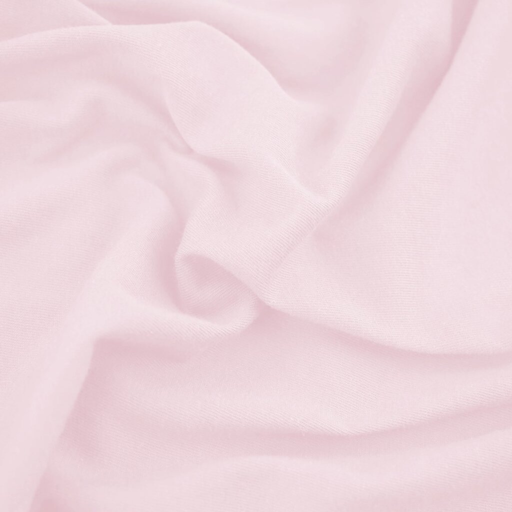 DecoKing jersey Amber Lilac palags ar gumiju, 120x200 cm cena un informācija | Palagi | 220.lv