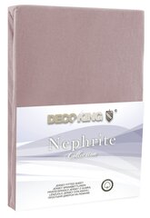 Хлопковая простыня NEPHRITE CAPPUCCINO 140-160 + 30 см цена и информация | Простыни | 220.lv