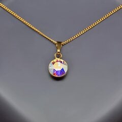 Kulons "Klasika (Aurora Borealis)" ar Swarovski™ kristāliem цена и информация | Украшения на шею | 220.lv