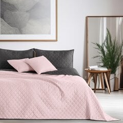Divpusējs gultas pārklājs Axel Pink Graphite, 200x220 cm cena un informācija | Gultas pārklāji, pledi | 220.lv