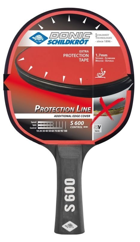 Galda tenisa rakete Donic Protection Line S600 цена и информация | Galda tenisa raketes, somas un komplekti | 220.lv
