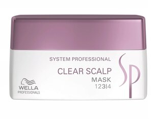 Маска для волос против перхоти Wella Professionals SP Clear Scalp, 200 мл цена и информация | Средства для укрепления волос | 220.lv