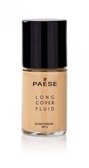 Krēmpūderis Paese Long Cover Fluid 30 ml, 02 Natural, 02 Natural cena un informācija | Grima bāzes, tonālie krēmi, pūderi | 220.lv