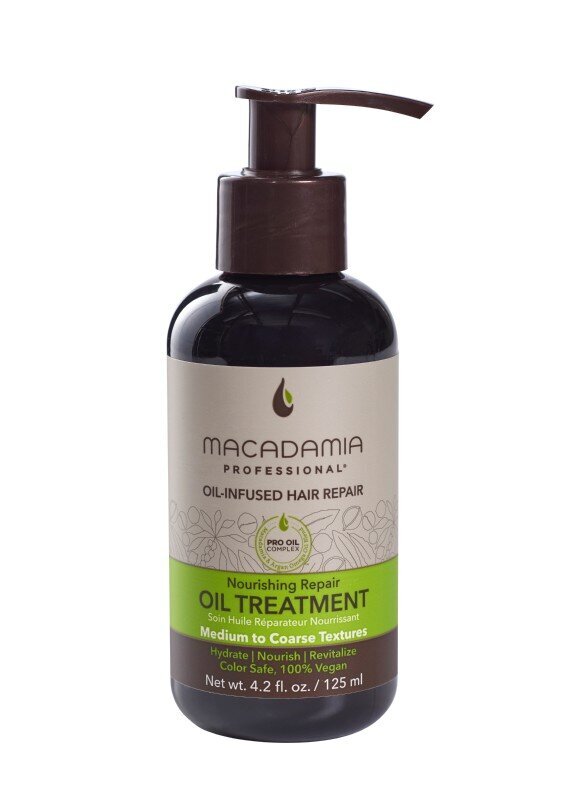 Barojošs līdzeklis matiem Macadamia Nourishing Moisture Oil Treatment 125 ml цена и информация | Matu uzlabošanai | 220.lv