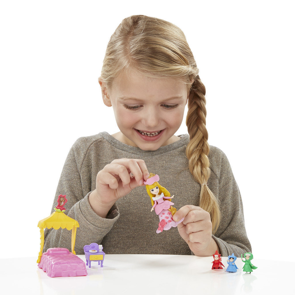 Mazas lellītes un mēbeļu komplekts Disney Princess, Hasbro цена и информация | Rotaļlietas meitenēm | 220.lv