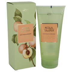 Krēmveida dušas želeja 4711 Acqua Colonia White Peach & Coriander 200 ml cena un informācija | Dušas želejas, eļļas | 220.lv