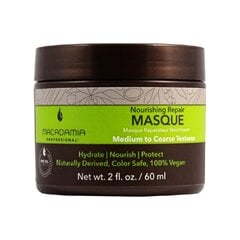 Увлажняющая маска для волос Macadamia Nourishing Moisture, 60 мл цена и информация | Средства для укрепления волос | 220.lv