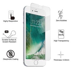 Mocco Tempered Glass Aizsargstikls Apple iPhone 8 cena un informācija | Ekrāna aizsargstikli | 220.lv