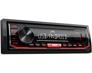 JVC, KD-X152 USB MP3 magnetola su AUX įėjimu ir USB цена и информация | Автомагнитолы, мультимедиа | 220.lv