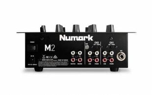 Numark M2 2-канальный 10-дюймовый профессиональный микшерный пульт цена и информация | DJ пульты | 220.lv