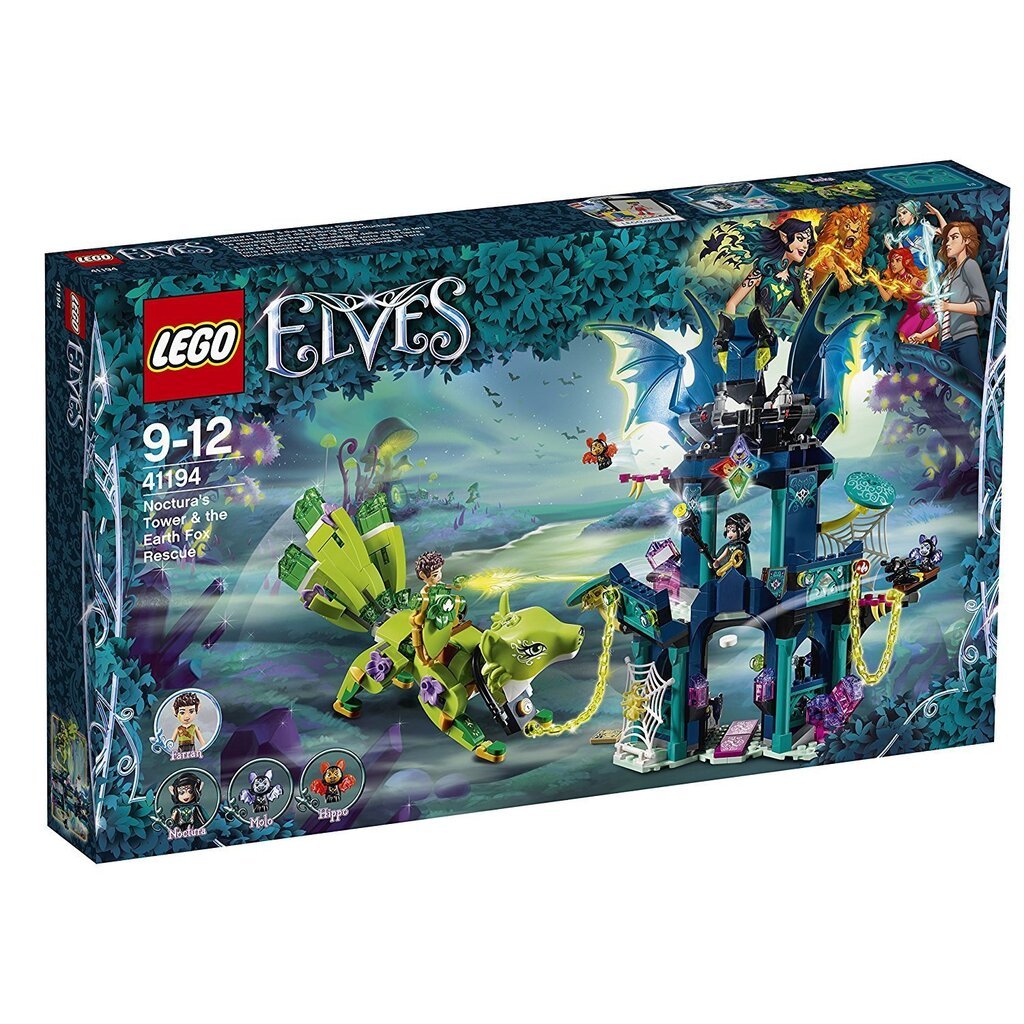 41194 LEGO® ELVES Nokturas tornis un lapsas glābšana цена и информация | Konstruktori | 220.lv