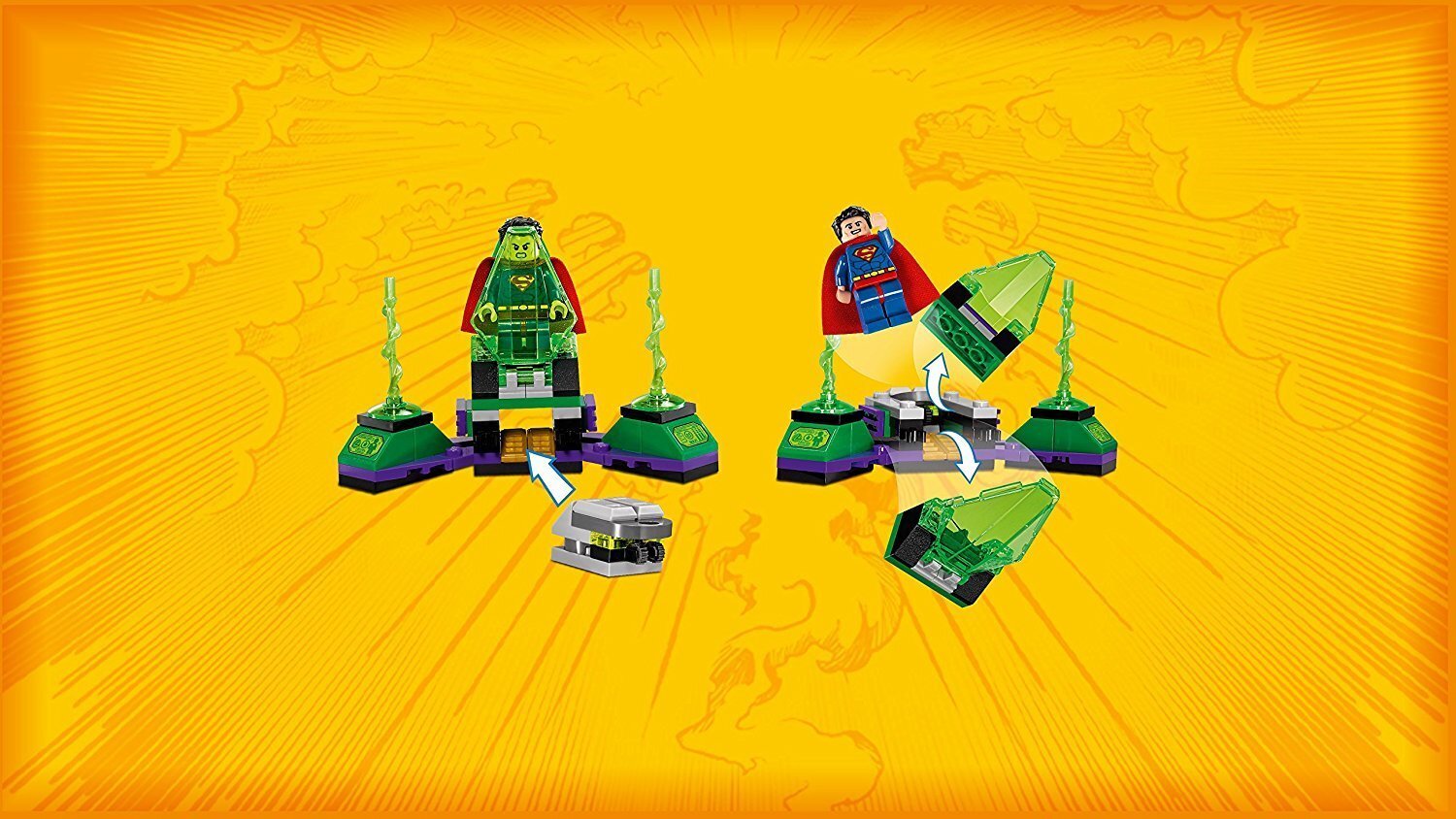 76096 LEGO® Super Heroes Supermens un Krypto komanda cena un informācija | Konstruktori | 220.lv