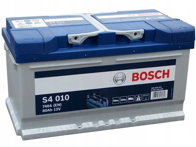 Bosch 80Ah 740A S4010 цена и информация | Akumulatori | 220.lv
