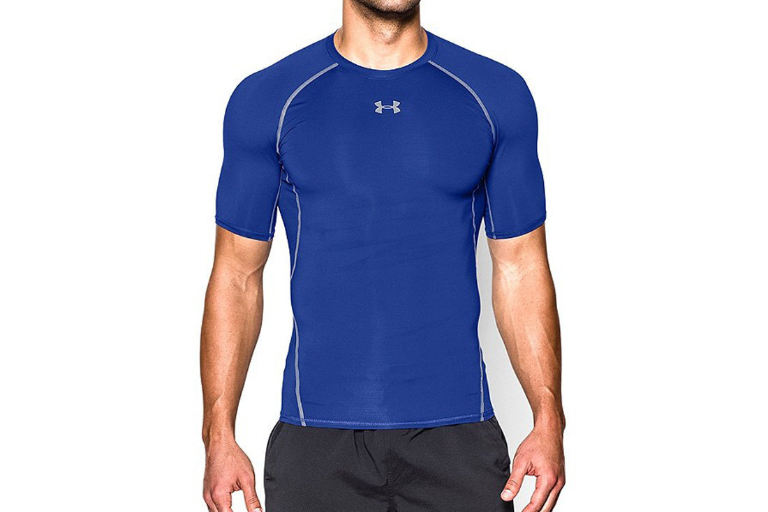 Vīriešu T-krekls Under Armour Heatgear Armour SS 1257468-400 цена и информация | Sporta apģērbs vīriešiem | 220.lv