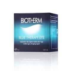 Atjaunojošs acu krēms Blue Eye Therapy (redzamas novecošanās pazīmes) 15 ml cena un informācija | Biotherm Smaržas, kosmētika | 220.lv