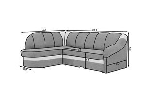 Universāls mīkstais stūra dīvans Benano цена и информация | Угловые диваны | 220.lv