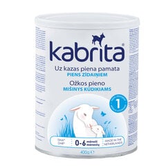 Mākslīgais piena maisījums uz kazas piena bāzes Kabrita Gold 1, 0-6 mēn, 400 g cena un informācija | Piena maisījumi (0-6 mēn.) | 220.lv