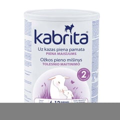 Speciālais kazas piena maisījums Kabrita Gold 2, no 6 mēn., 400 g цена и информация | Детские смеси с 6 месяцев | 220.lv