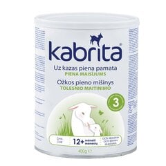 Piena dzēriens uz kazas piena pamata komfortablai gremošanai bērniem Kabrita Gold 3, no 12 mēn., 400 g цена и информация | Детские смеси с 6 месяцев | 220.lv