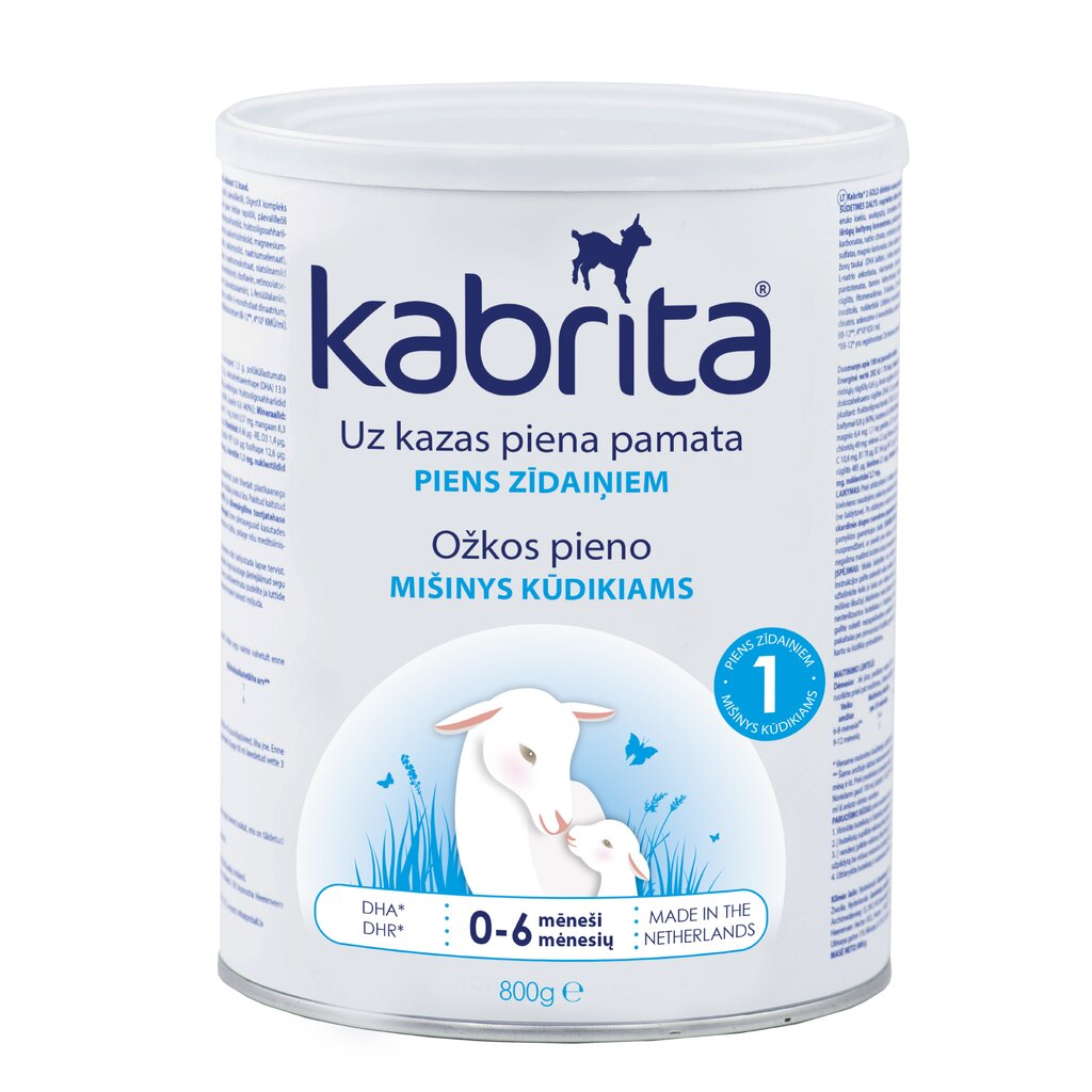 Mākslīgais piena maisījums uz kazas piena bāzes Kabrita Gold 1, 0-6 mēn., 800 g цена и информация | Piena maisījumi (0-6 mēn.) | 220.lv