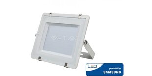 200W LED prožektors V-TAC, 4000K (dabiski balta), balts korpuss, IP65, ar LED SAMSUNG diodi cena un informācija | Āra apgaismojums | 220.lv