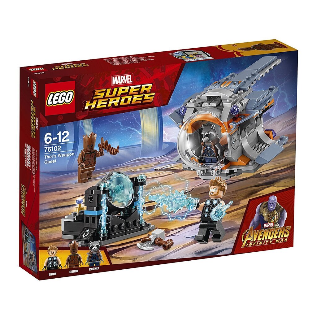 76102 LEGO® Super Heroes Thor ieroča misija cena un informācija | Konstruktori | 220.lv