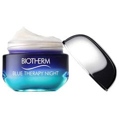 Крем для лица Biotherm Blue Therapy Night (50 мл) цена и информация | Наносите на чистую кожу лица. Подержите около 10-15 минут и смойте водой. | 220.lv