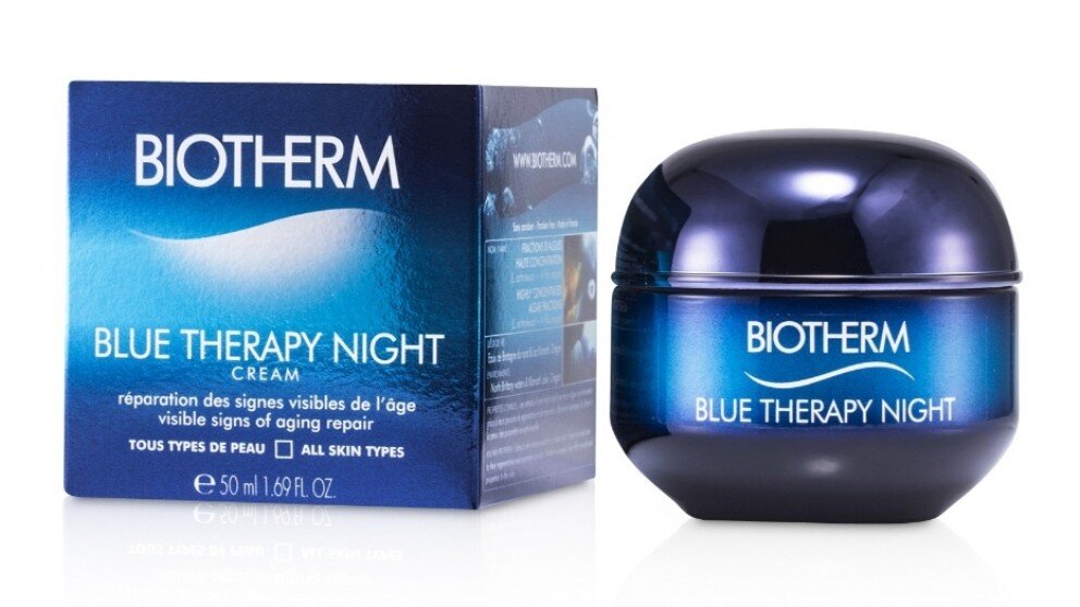 Sejas krēms Biotherm Blue Therapy Night (50 ml) цена и информация | Sejas krēmi | 220.lv