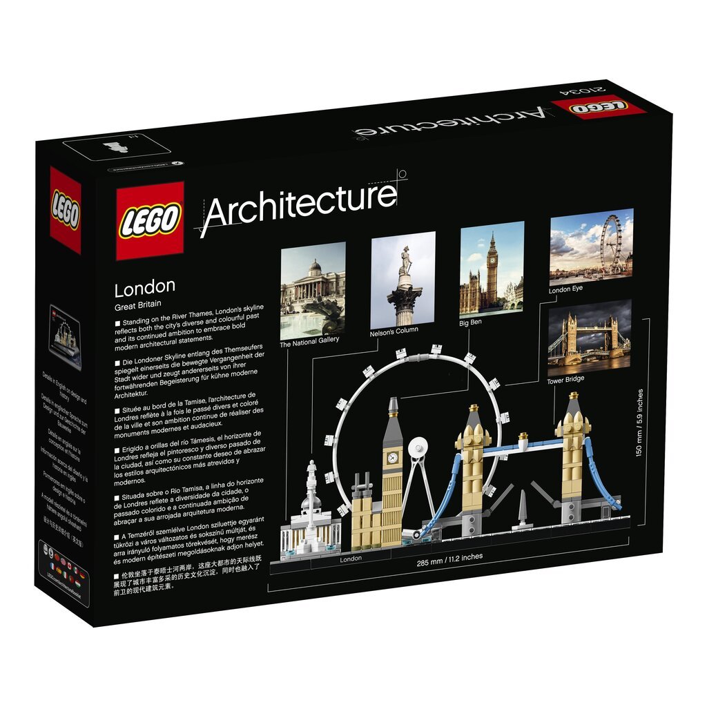21034 LEGO® Architecture Londona цена и информация | Konstruktori | 220.lv