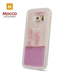 Aizsargvāciņš Mocco Liquid Silicone piemērots Apple iPhone X, caurspīdīgs-rozā цена и информация | Чехлы для телефонов | 220.lv