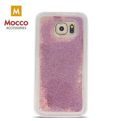 Aizsargvāciņš Mocco Liquid Silicone piemērots Apple iPhone X, caurspīdīgs-rozā цена и информация | Чехлы для телефонов | 220.lv