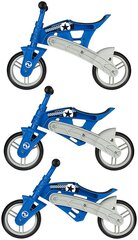 Nijdam Velosipēds-skūteris ADJUSTABLE 52LA Blue/Grey цена и информация | Балансировочные велосипеды | 220.lv