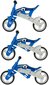 Nijdam Velosipēds-skūteris ADJUSTABLE 52LA Blue/Grey цена и информация | Balansa velosipēdi | 220.lv