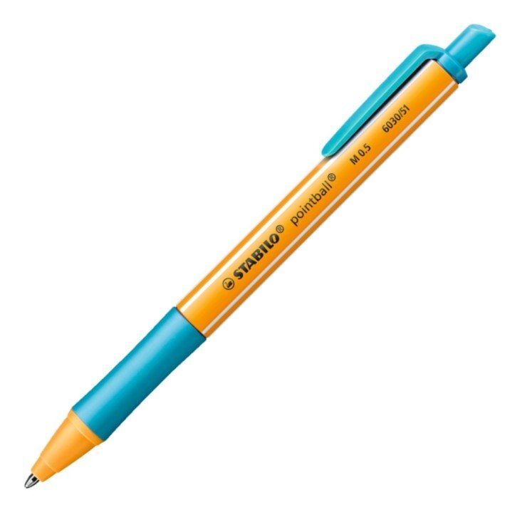 Pildspalva Stabilo Pointball 0,5 mm tirkīza цена и информация | Rakstāmpiederumi | 220.lv