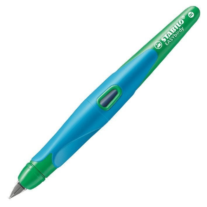 Spalvu pildspalva Stabilo Easy Birdy labrocim zaļa цена и информация | Rakstāmpiederumi | 220.lv