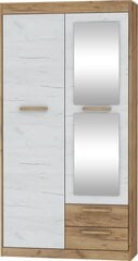 Шкаф Maximus 2D2s, коричневый/белый цена и информация | Шкафы | 220.lv