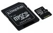 MEMORY MICRO SDXC 64GB UHS-I/W/ADAPTER SDCS/64GB KINGSTON cena un informācija | Atmiņas kartes mobilajiem telefoniem | 220.lv