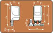 Elektriskais caurplūdes ūdens sildītājs Dafi 3,7 / 4,5 kw ar savienotājiem цена и информация | Ūdens sildītāji | 220.lv