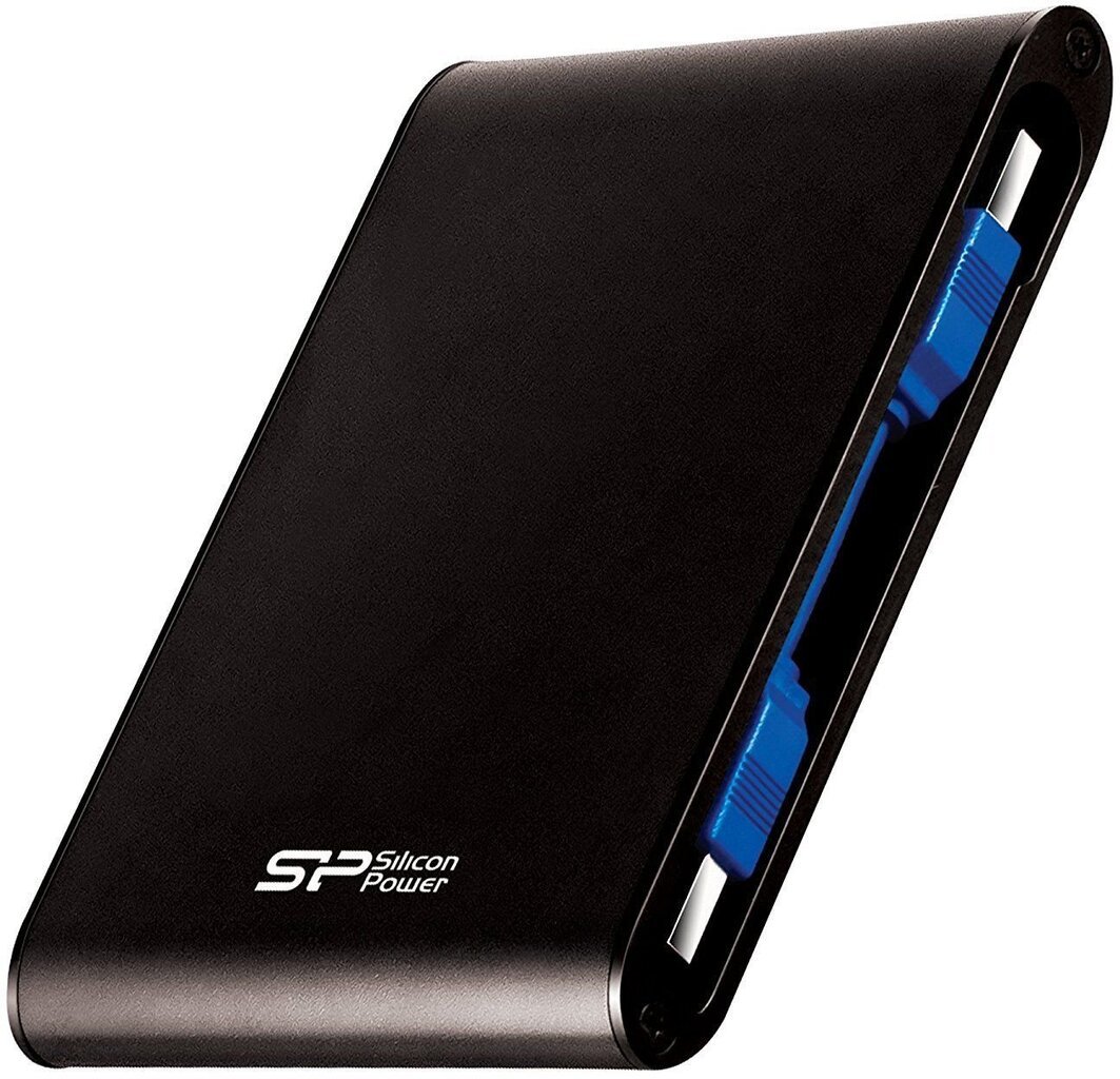 Silicon Power ārējais cietais disks 2TB Armor A80 USB 3.0, melns cena un informācija | Ārējie cietie diski | 220.lv
