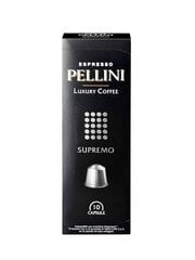 PELLINI Supremo, 10 kafijas kapsulas cena un informācija | Kafija, kakao | 220.lv