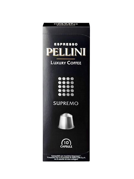 PELLINI Supremo, 10 kafijas kapsulas цена и информация | Kafija, kakao | 220.lv